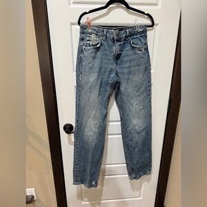 Pull&Bear Relaxed Fit Light Blue Jeans